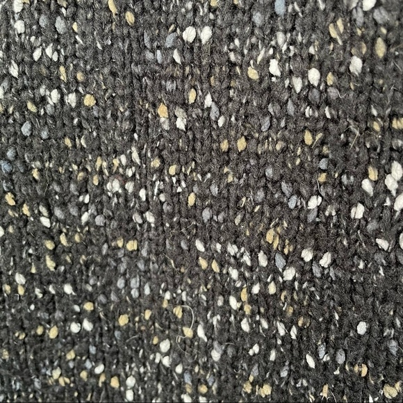 𝅺pieces by Kensie Black Chunky Knit Faux Shirttail Pullover Sweater - Picture 2 of 6